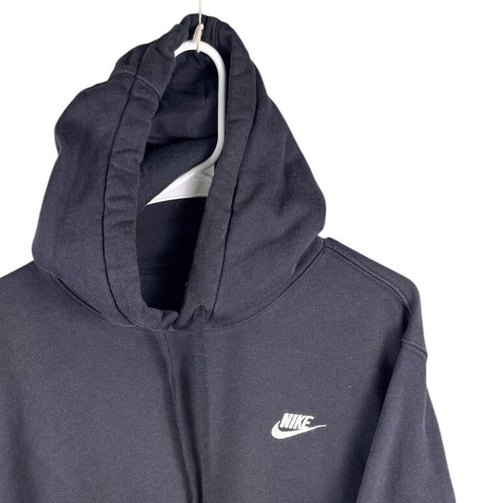 Nike Hoodie Mens Large Sportswear Club Fleece Pullover Sweatshirt BV2654-010